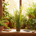 Artificial fern plant with root ball for home and office decoration, 57cm | Floristik24.ie