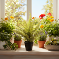 Artificial fern plant in a pot for indoor greenery, 40cm | Floristik24.ie