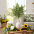 Artificial fern branch, multiple branches, green, 68cm | Floristik24.ie