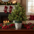 Artificial green fir branch for winter decorations, 25cm, 24 pieces | Floristik24.ie