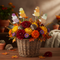 Decorative Garden Stakes - Colorful Hedgehog Family - 34cm, 12 Pieces | Floristik24.ie