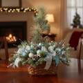 Artificial pine branch with cones and long needles 105cm | Floristik24.ie
