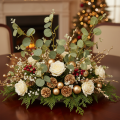 Artificial eucalyptus branch with round leaves, 75cm, 4 pieces | Floristik24.ie