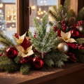 Artificially snow-covered pine branch for floral arrangements and Advent decorations, 40cm, 3 pieces | Floristik24.ie