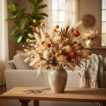 Craspedia dried flower bouquet 55cm 20pcs | Floristik24.ie