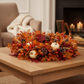 Artificial hawthorn branch with leaves and berries, 62cm | Floristik24.ie