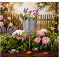 Decorative crown in antique look for flower bed or plant pot, 95cm | Floristik24.ie