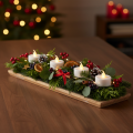 Flame Effect LED Tea Lights Artificial Candles with Timer Warm White Ø3.6cm Set of 4 | Floristik24.ie
