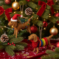 Decorative Dachshund Dog Ornament for Christmas Tree, 16cm, 2 Pieces | Floristik24.ie