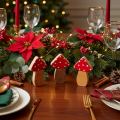 Wooden mushroom decorations for table decoration and gifts, 6cm, 8 pieces | Floristik24.ie