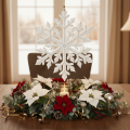 Large decorative snowflake, hanging decoration, 30cm | Floristik24.ie