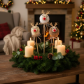 Decorative Reindeer Figurine Pom Pom Christmas Pegs 24cm 12pcs | Floristik24.ie