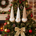 Decorative gnome figurine with beard for hanging, 17cm, 6 pieces | Floristik24.ie