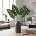 Alocasia Elephant Ear Arrow Leaf Artificial Plants Green 55cm | Floristik24.ie