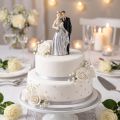 Silver wedding anniversary couple 10cm | Floristik24.ie