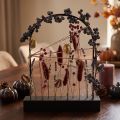 Dried flowers Wooden strip Flower strip Dried flowers arch 25×20cm | Floristik24.ie