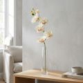 Orchid Phalaenopsis artificial 6 flowers cream pink 70cm | Floristik24.ie