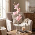 Orchid Phalaenopsis artificial 6 flowers pink 70cm | Floristik24.ie