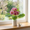 Primroses Artificial Flowers Cowslips Pink H25cm | Floristik24.ie
