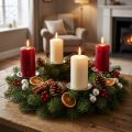 Candle holder with spike, silver 6 cm, 36 pieces | Floristik24.ie