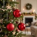 Christmas Ball Red 10cm 4 pcs | Floristik24.ie