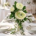 Artificial flowers Ranunculus artificial garden flowers white 34cm | Floristik24.ie