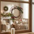 Hanging decoration Christmas decoration ring metal wood vintage Ø19cm | Floristik24.ie