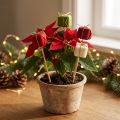 Flower plugs Christmas Christmas packages 2.5cm 15 pcs | Floristik24.ie