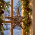 Christmas star made of branches decorative star for hanging 50cm | Floristik24.ie