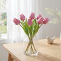 Flower Decoration Tulips Artificial Flowers Purple 20cm 6 Pcs | Floristik24.ie