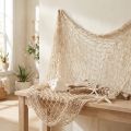 Macrame Net Decoration Cream Summer Maritime 85–90x100cm | Floristik24.ie