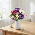 Artificial flower bouquet of anemones, spring decoration, versatile in a modern design, 26cm | Floristik24.ie