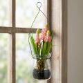 Grape hyacinth artificial pink in a glass 16cm | Floristik24.ie