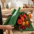 Florist crepe paper dark green 50x250cm | Floristik24.ie