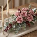 Foam Rose Ø10cm Old Pink 8 pcs | Floristik24.ie