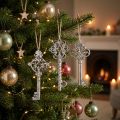 Decorative Key for Hanging Antique Silver 10cm 3 Pcs | Floristik24.ie