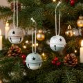 Metal bells Christmas bells Mint Beige Ø3cm 16pcs | Floristik24.ie