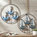 Decorative metal ring for hanging sailing boats / anchors Ø18cm 2 pcs | Floristik24.ie