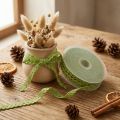 Lace trim lace ribbon green crochet lace W9mm L20m | Floristik24.ie