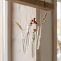 Test tube decorative glass for hanging mini vase Ø2.4cm H22.5cm | Floristik24.ie