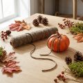 Wick thread brown felt cord 55m | Floristik24.ie
