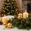Christmas Ball Plastic Gold 6cm 12 pcs | Floristik24.ie