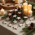 Birch stars mini 2cm - 2.5cm whitewashed 150 pcs | Floristik24.ie