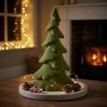 Artificial Christmas tree fir tree green flocked 45cm | Floristik24.ie