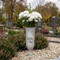 Grave vase polyresin angel motif vase for sticking H29cm | Floristik24.ie