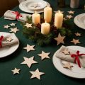 Scatter Decoration Christmas Stars Natural Brown Ø3–5.5cm 48 pcs | Floristik24.ie