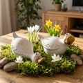 Ceramic duck decorative figure for the perfect eye-catcher in the living room, 13cm, 2 pieces | Floristik24.ie