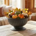 Bowl with base anthracite Ø35cm | Floristik24.ie