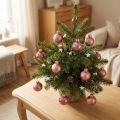Mini Christmas ball old pink glass balls Ø2.5cm 22 pcs | Floristik24.ie
