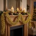 Glamorous Golden Tinsel Garland 270cm – Perfect for festive and elegant decorations | Floristik24.ie